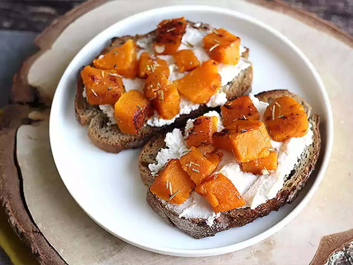 Boterhammen met ricotta, butternut en ei - foto 5