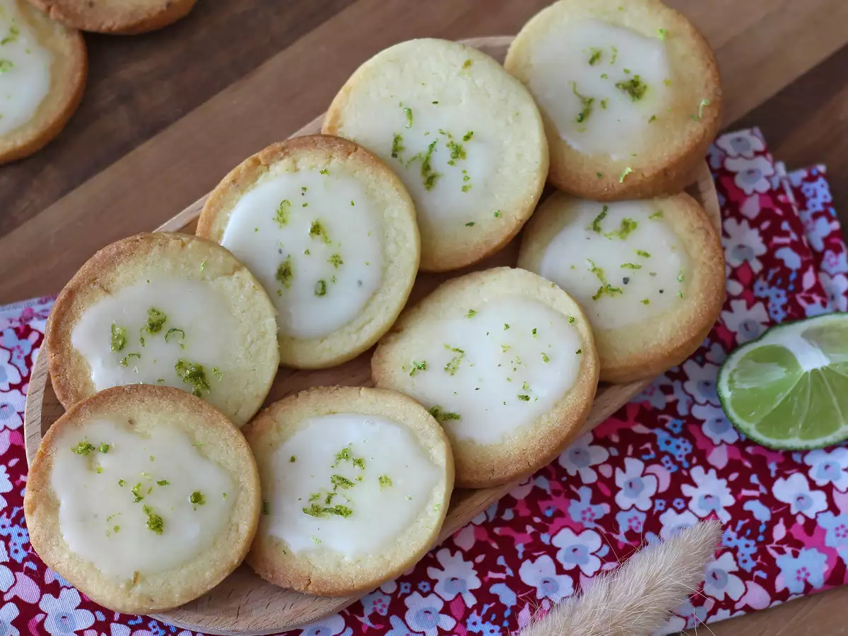 Boterkoekjes met limoen en glazuur - foto 2