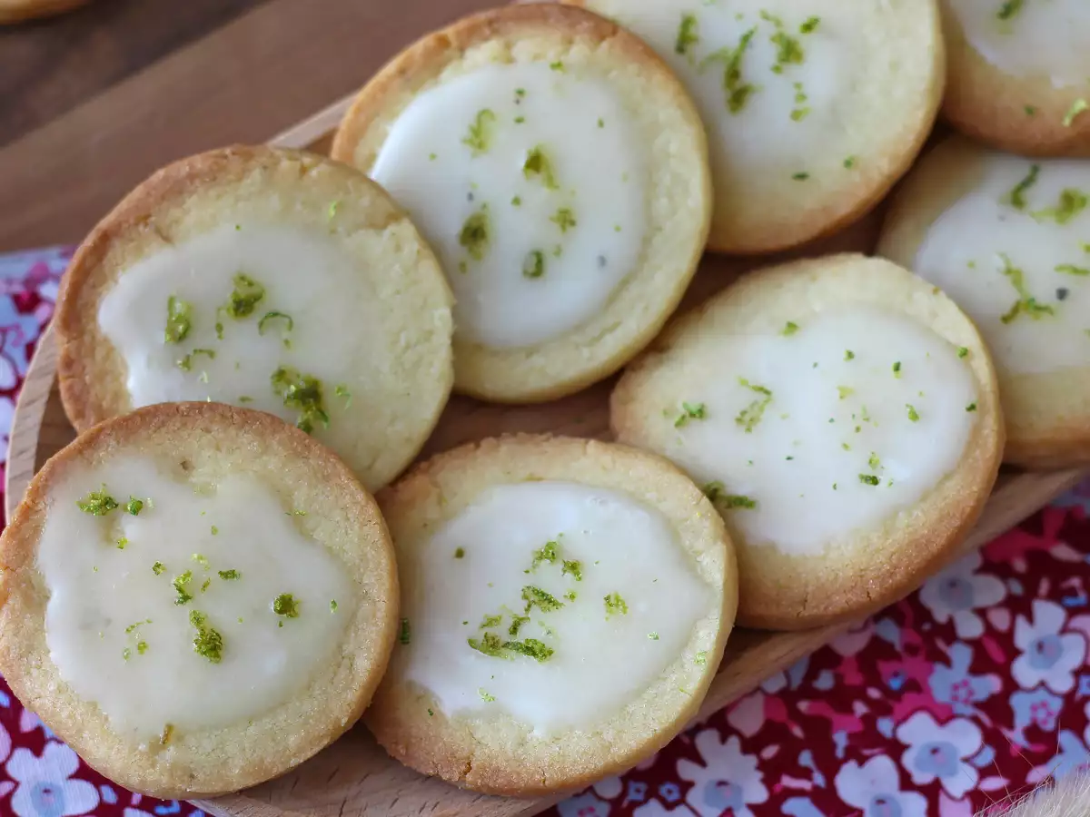 Boterkoekjes met limoen en glazuur - foto 7