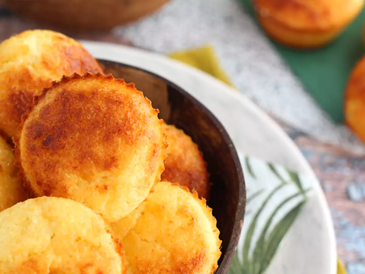 Braziliaanse kokosmuffins – Queijadinhas - foto 2
