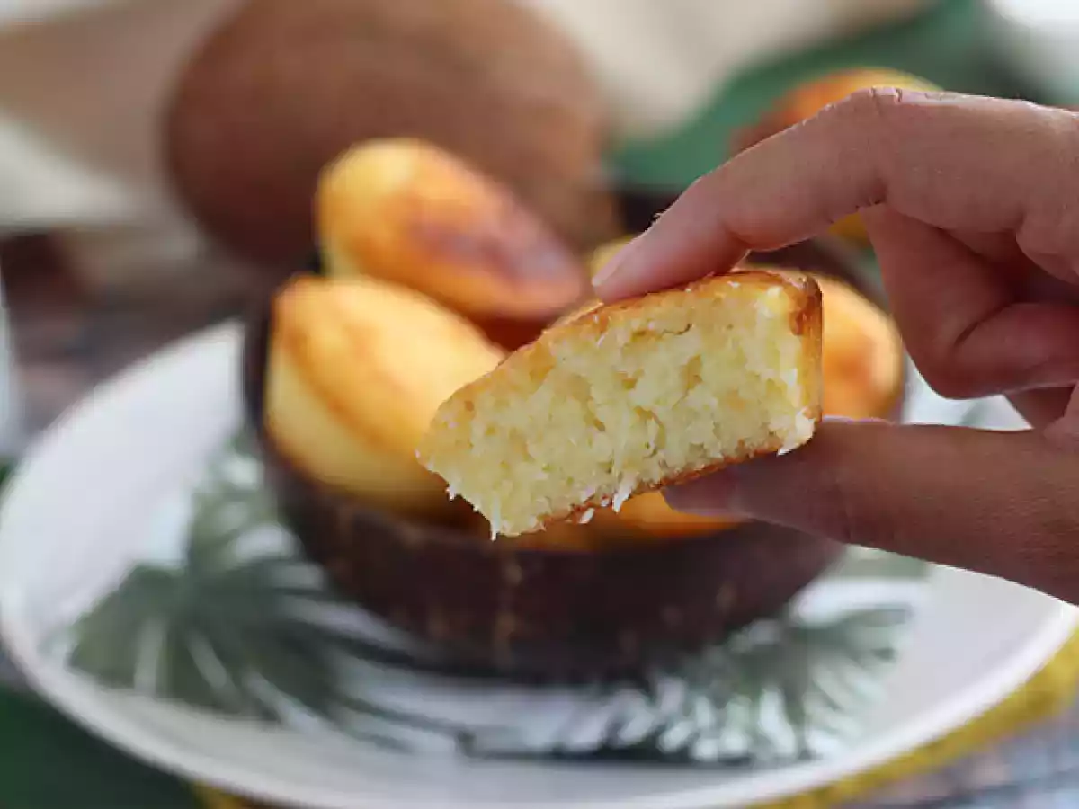 Braziliaanse kokosnoot muffins - Queijadinhas - foto 3