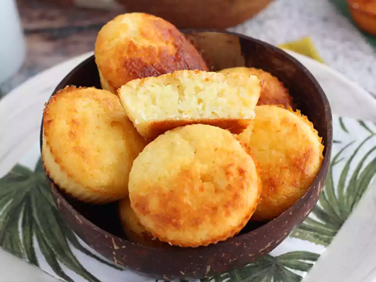 Braziliaanse kokosnoot muffins - Queijadinhas - foto 5
