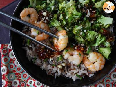 Broccoli en garnalen in een pittige Koreaanse saus - een eenvoudige, evenwichtige en pittige maaltijd - foto 6