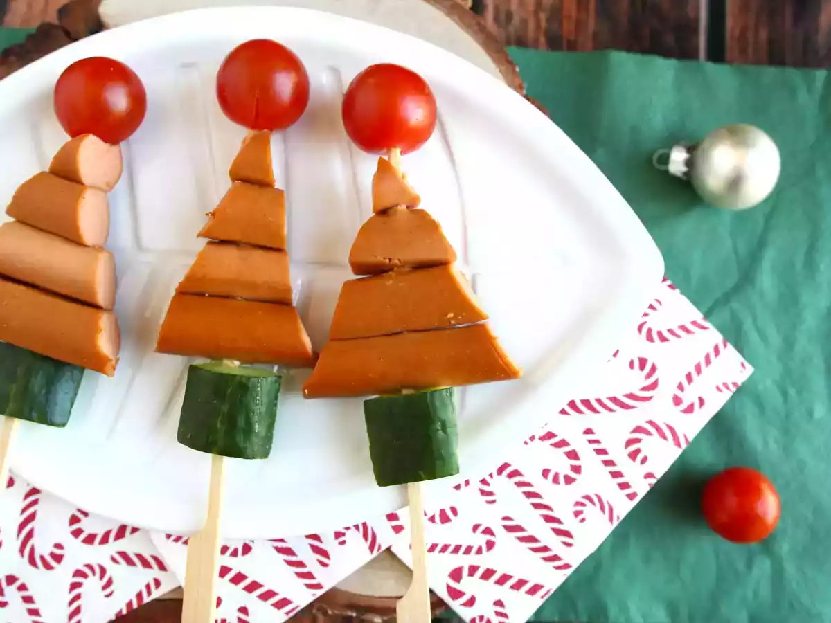 Brochettes met knackis: het extra gemakkelijke en snelle kerstaperitief! - foto 3