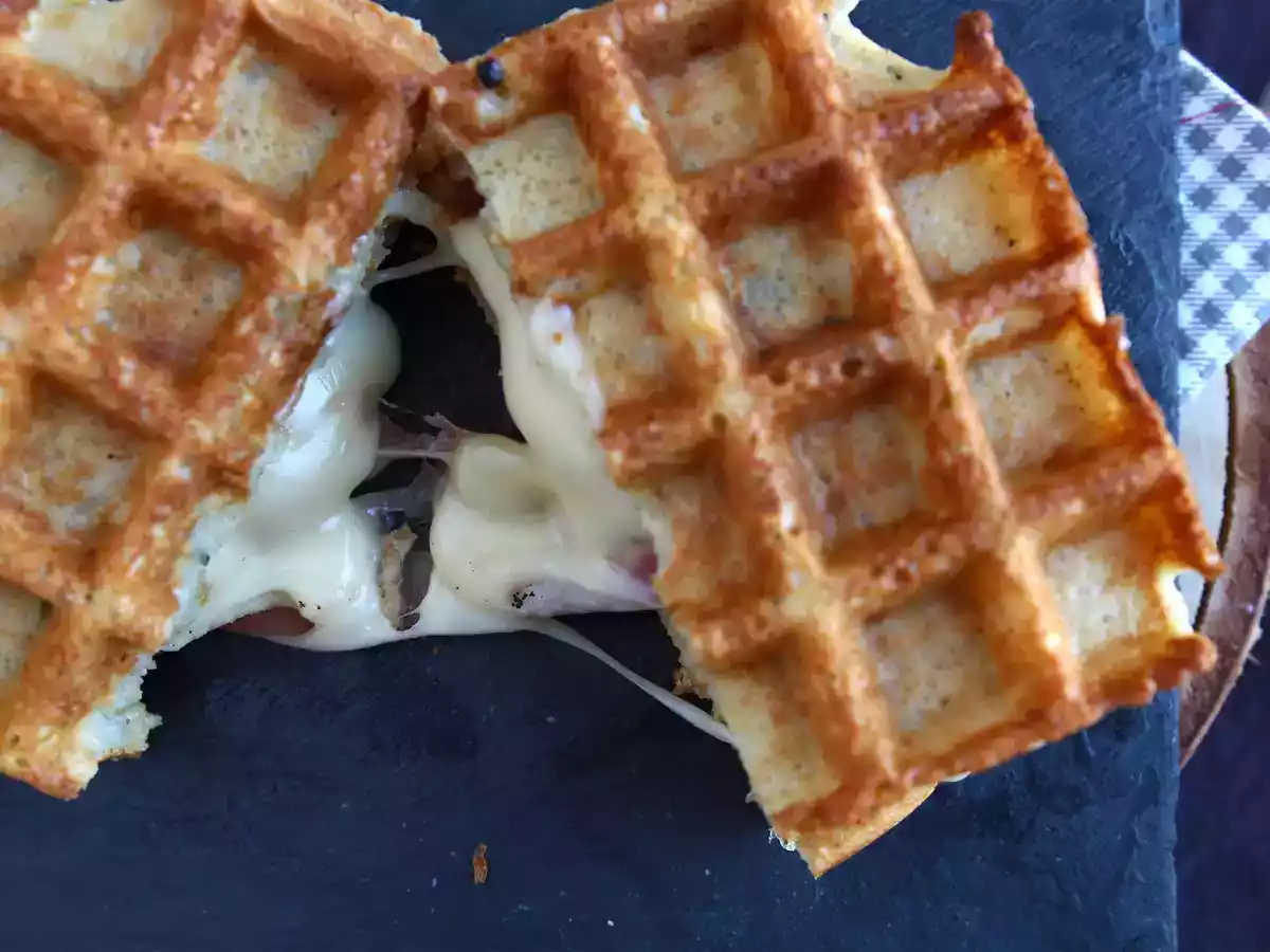 Broodje aardappelwafel met raclette, het ultieme comfortvoedsel - foto 6