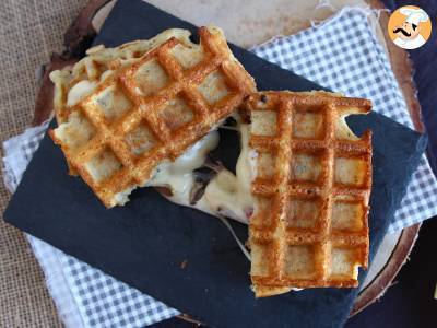 Broodje aardappelwafel met raclette, het ultieme comfortvoedsel - foto 2