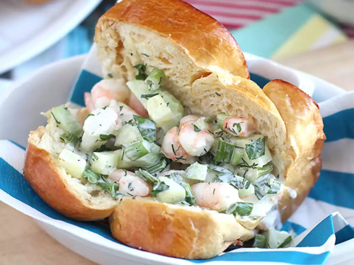 Broodje garnalen met brioche (prawns roll) - foto 5