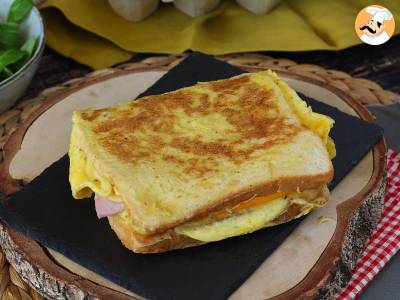 Broodje omelet express - Broodje wentelteefjes - Broodje ei hack - foto 2