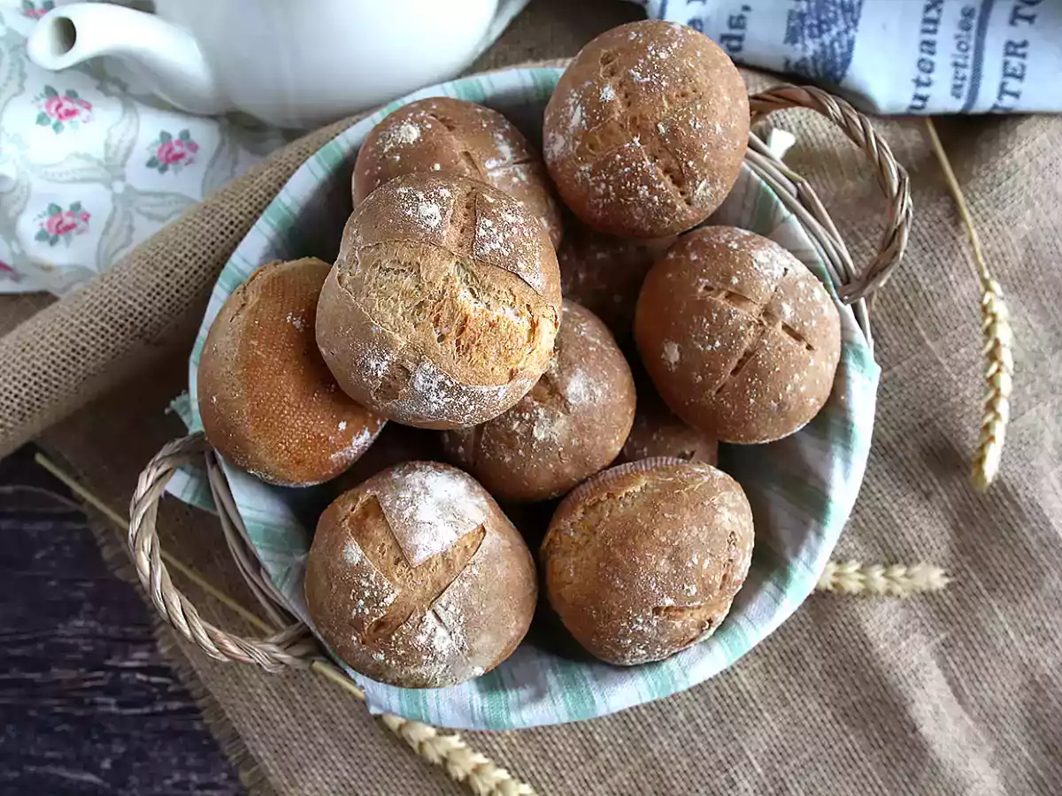 Broodjes zonder kneden - Knapperig en luchtig! - foto 3