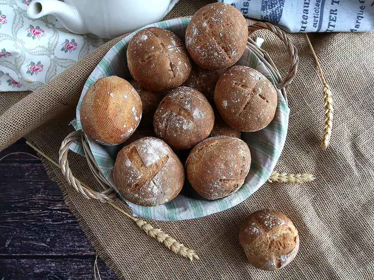 Broodjes zonder kneden – knapperig vanbuiten en zacht vanbinnen! - foto 5