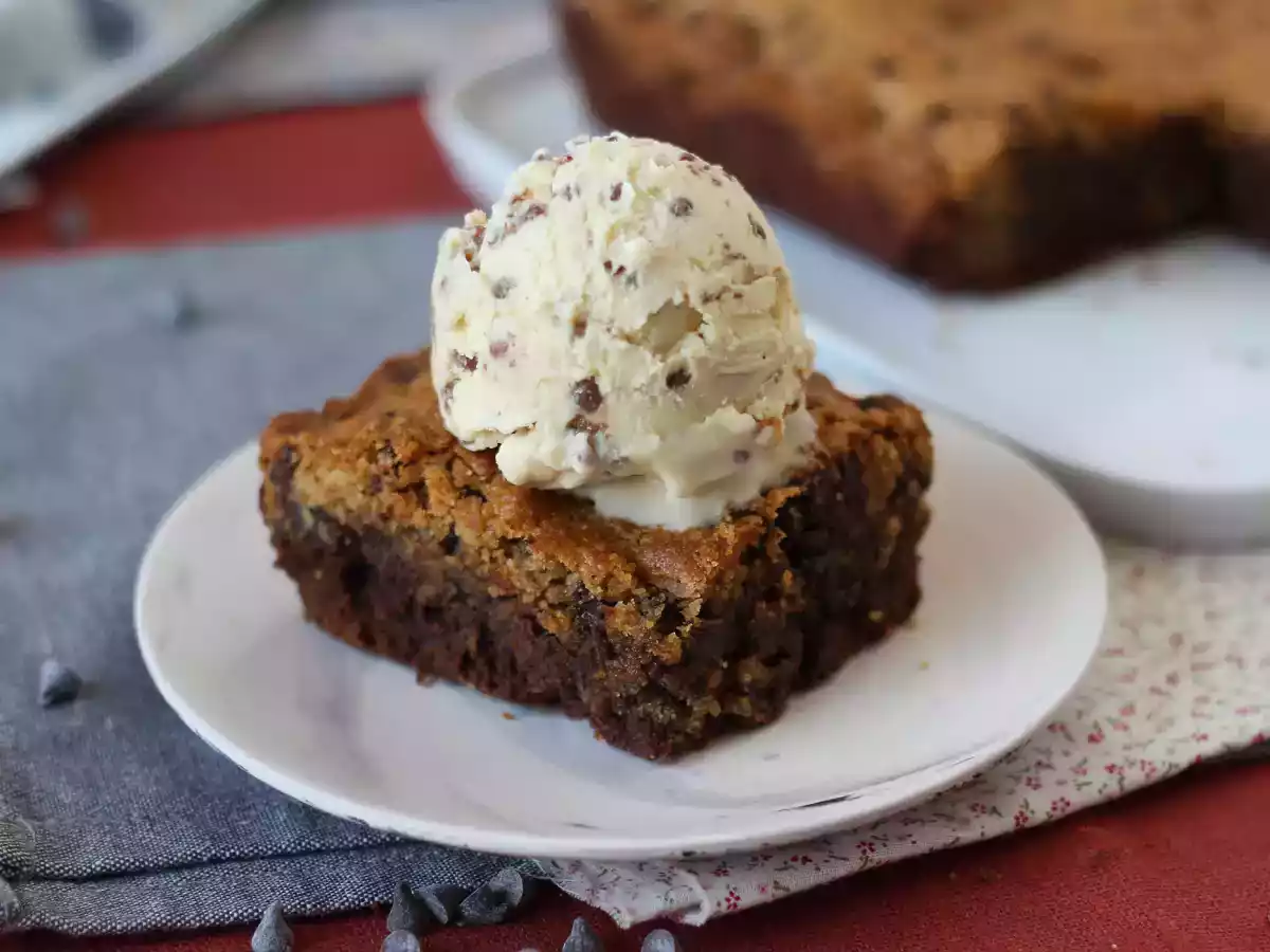 Brookies, de perfecte combinatie van een brownie en een koekje