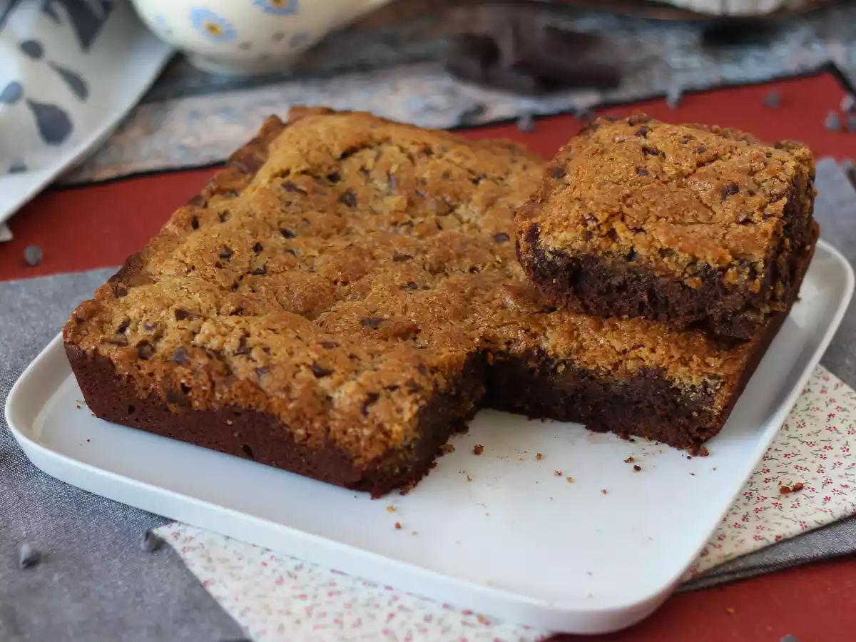Brookies, de perfecte combinatie van een brownie en een koekje - foto 5