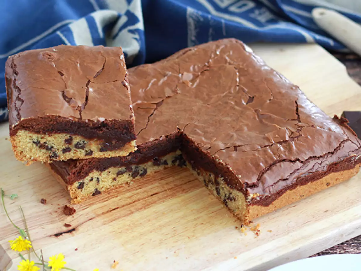 Brookies: koekjes- en brownietaart, perfect voor bij de koffie - foto 2