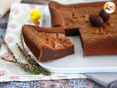 Brownie met restjes paaschocolade - foto 4