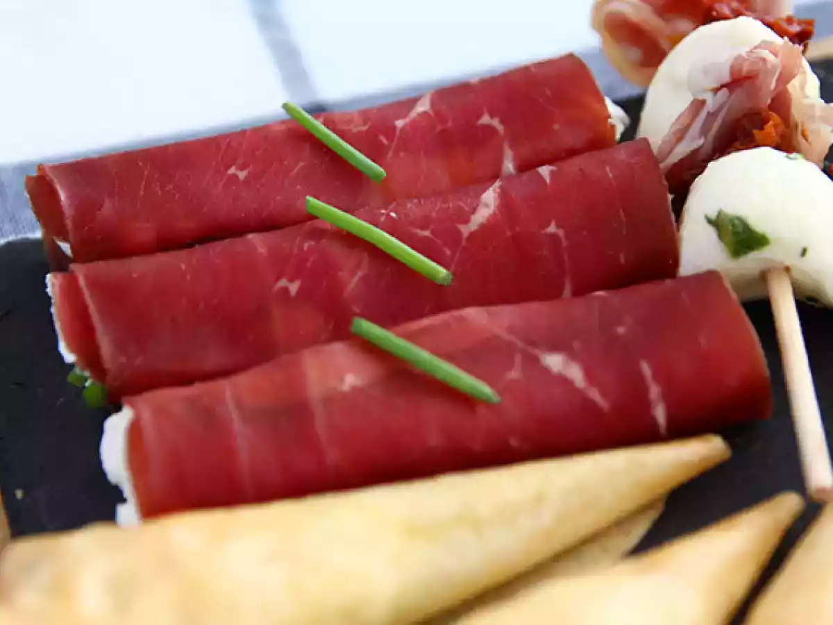Bündnervlees rolletjes met Chavroux - foto 2