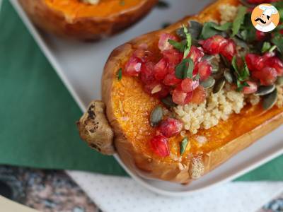 Butternut gevuld met quinoa en granaatappel - foto 5