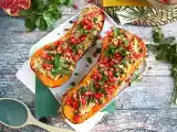 Butternut gevuld met quinoa en granaatappel, foto 2