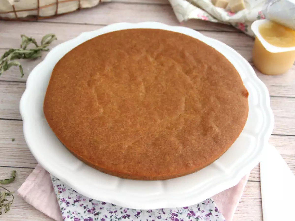 Cake met sojayoghurt en appelmoes (veganistisch en glutenvrij)