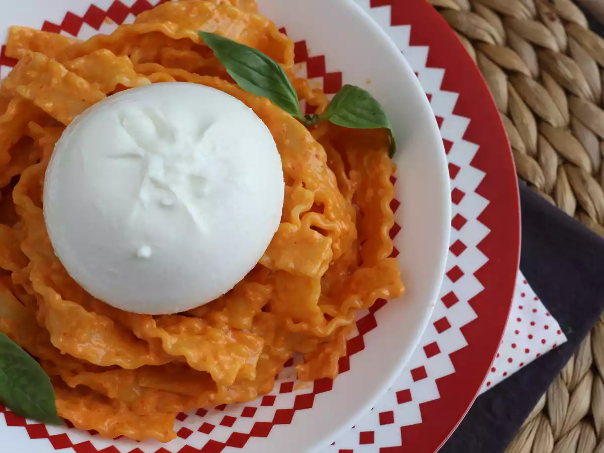 Calabrische pesto met romige burrata