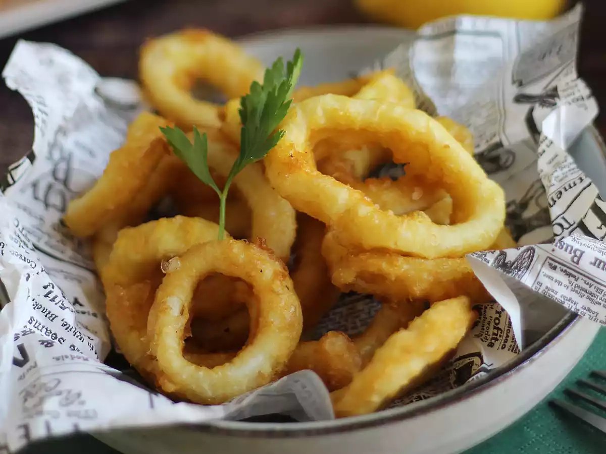 Calamares a la romana - gepaneerde inktvis - foto 3