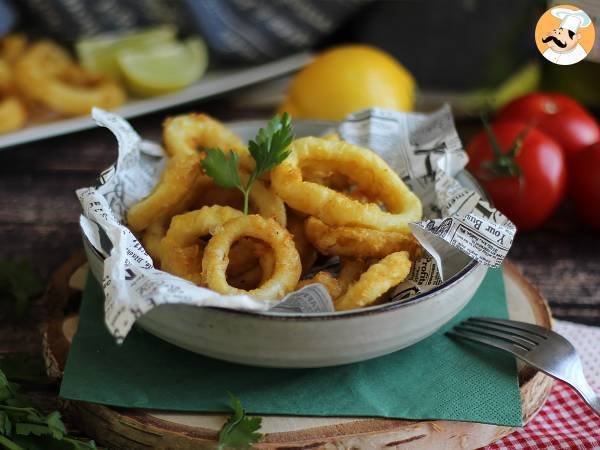 Calamares a la romana - gepaneerde inktvis - foto 2