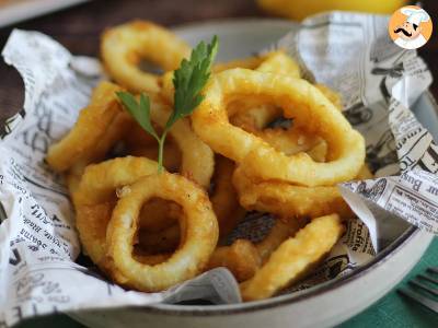 Calamares a la romana - gepaneerde inktvis in beslag - foto 3