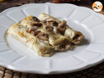 Cannelloni champignons en worst - foto 2