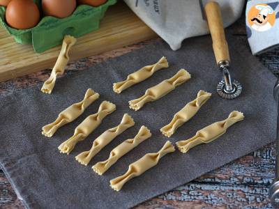 Caramelle, snoepvormige ravioli met pompoen- en ricottavulling