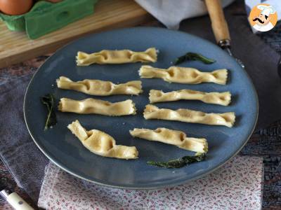 Caramelle, snoepvormige ravioli met pompoen- en ricottavulling - foto 3