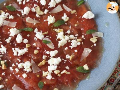 Carpaccio van watermeloen: het verfrissende zomerse voorgerecht - foto 3