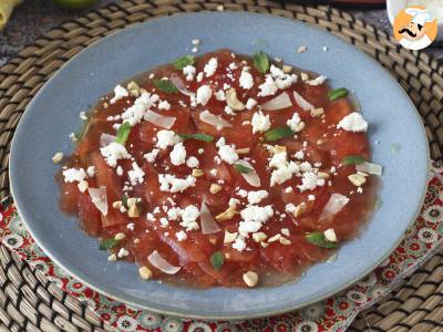 Carpaccio van watermeloen: het verfrissende zomerse voorgerecht - foto 5