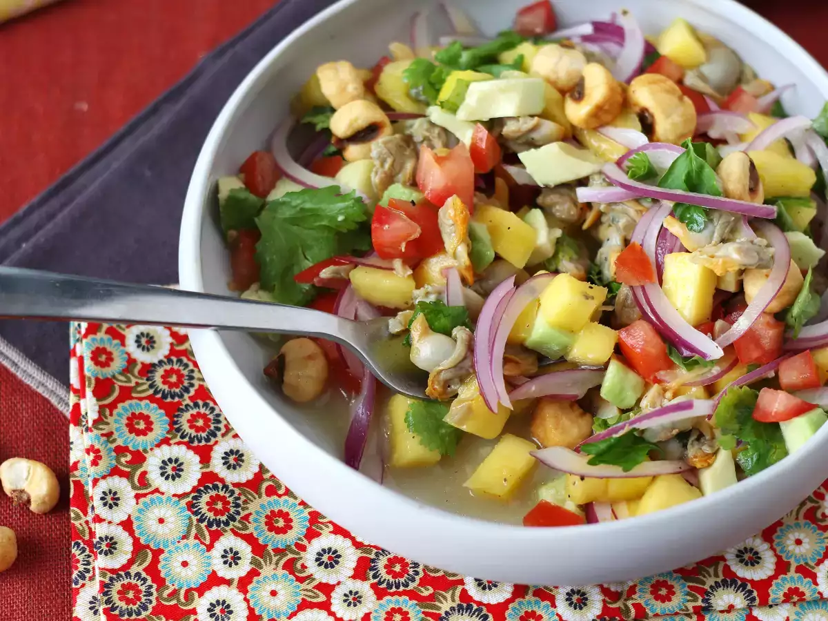 Ceviche met kokkels uit blik - foto 2
