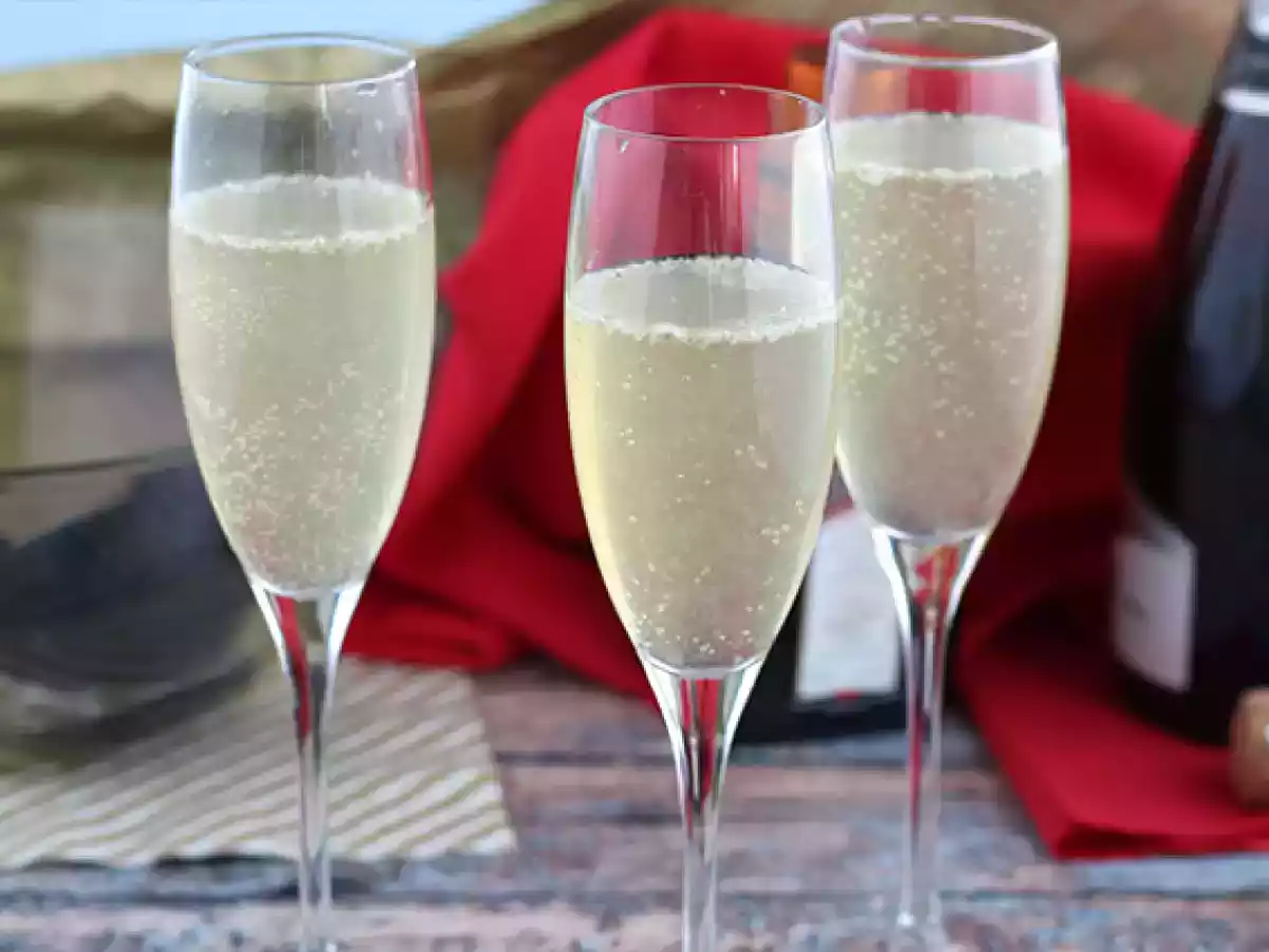 Champagnesoep, een feestelijke cocktail