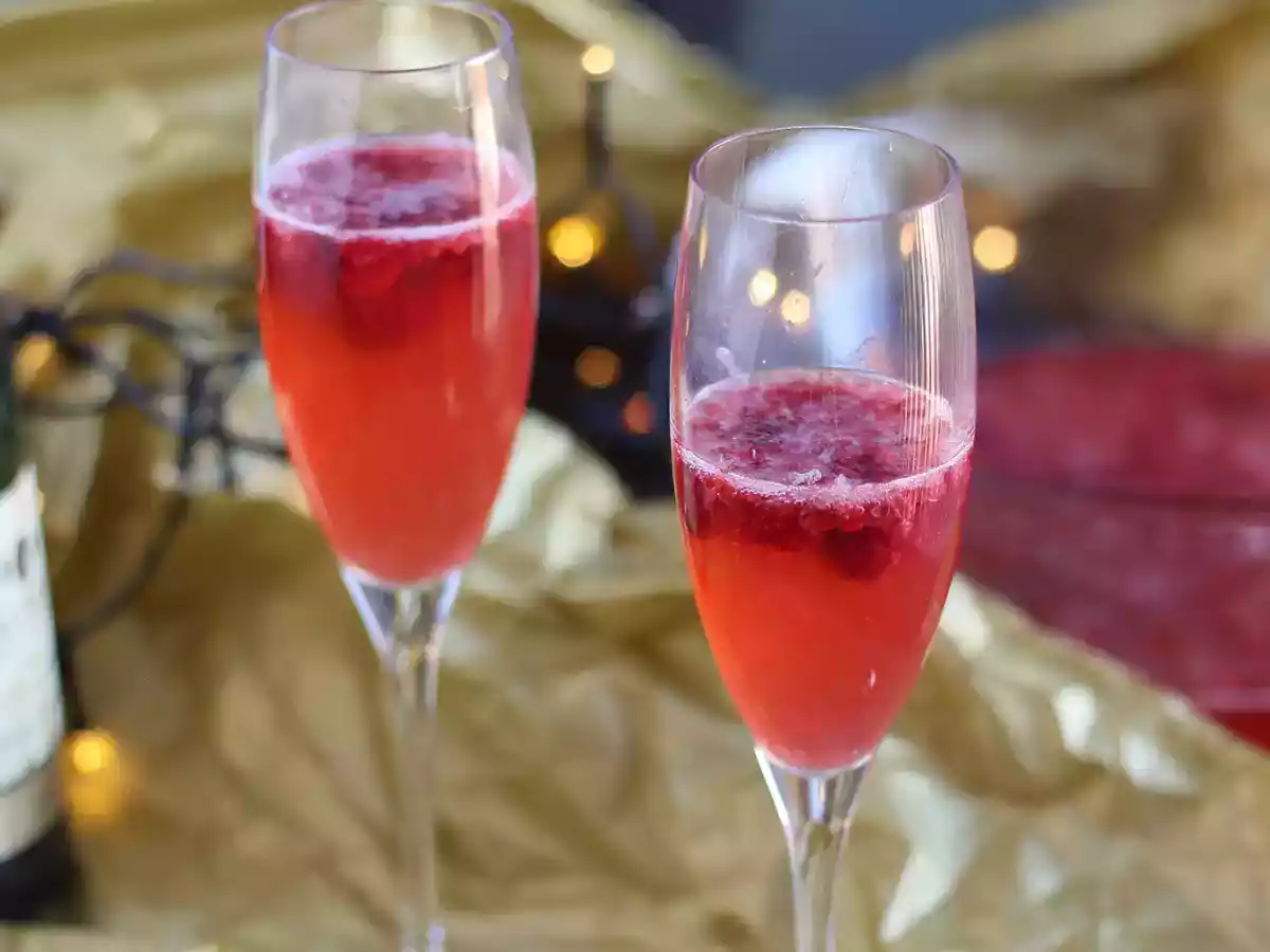 Champagnesoep met frambozen - foto 3