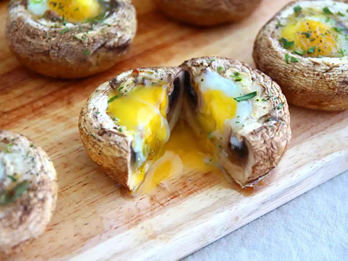 Champignons met kwarteleitjes - foto 4