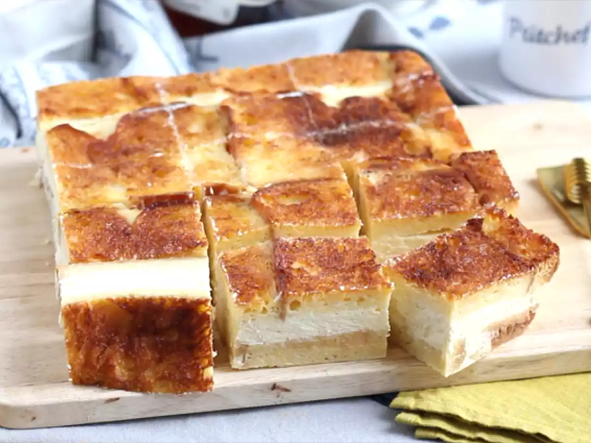 Cheesecake en wentelteefjes cheesecake repen (Franse toast cheesecake repen) - foto 2