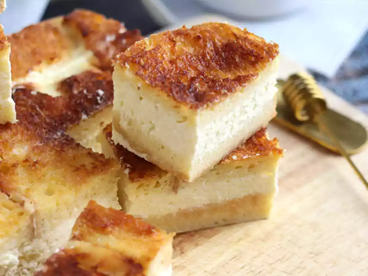 Cheesecake en wentelteefjes cheesecake repen (Franse toast cheesecake repen) - foto 4