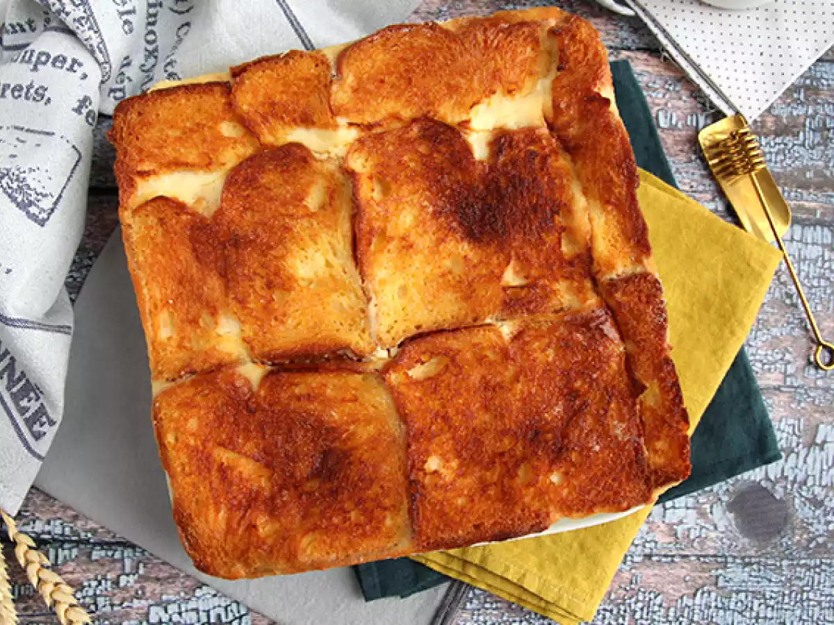 Cheesecake en wentelteefjes cheesecake repen (Franse toast cheesecake repen) - foto 6