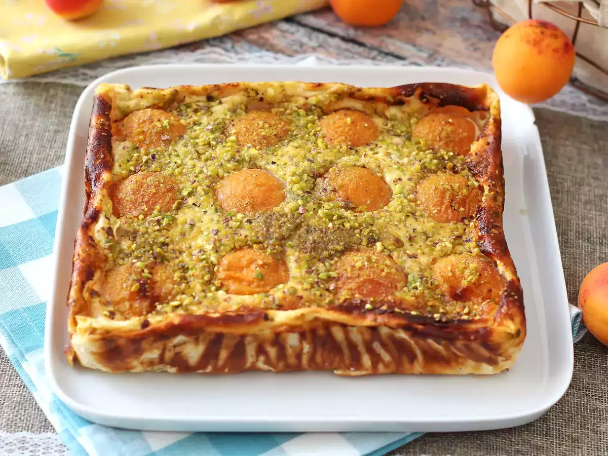 Cheesecake met smeltende abrikozen - foto 7