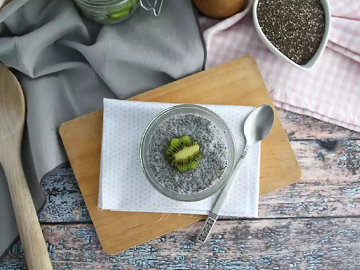 Chiapudding met kiwi - foto 3