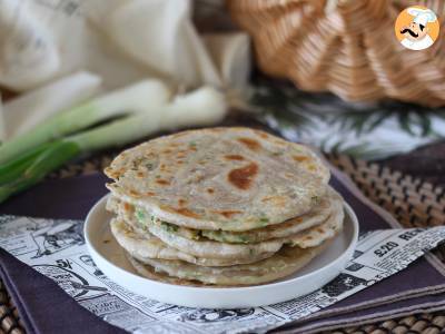 Chinese pannenkoeken met groene uien - Pannenkoeken met sint-jakobsschelpen - foto 3