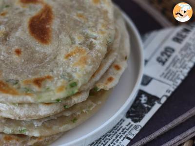 Chinese pannenkoeken met groene uien - Pannenkoeken met sint-jakobsschelpen - foto 4