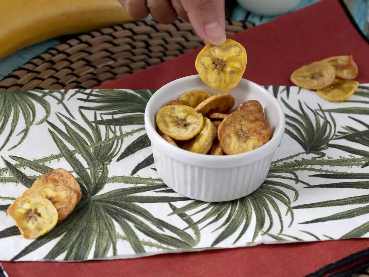 Chips van bakbanaan uit de airfryer - foto 3
