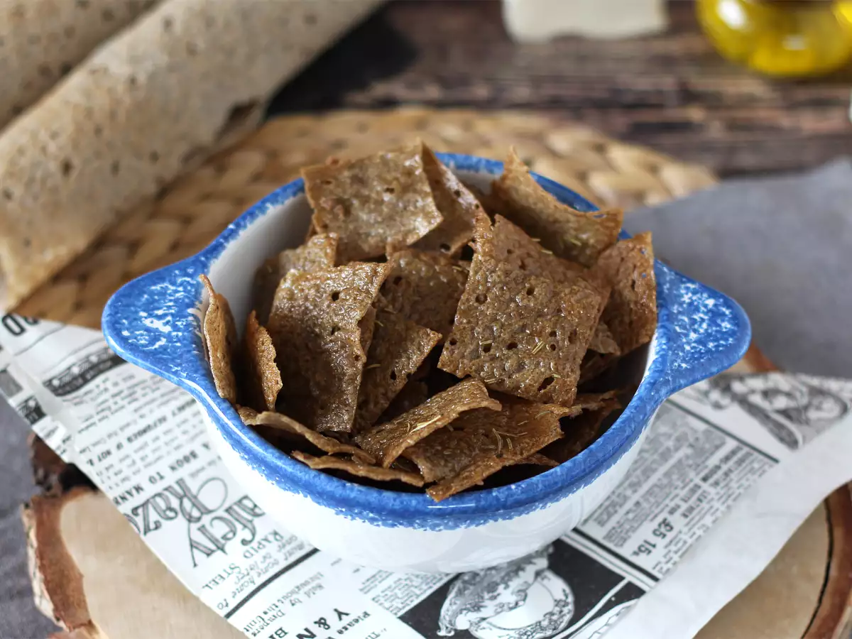 Chips van boekweitpannenkoeken: ideaal voor bij de borrel! - foto 2