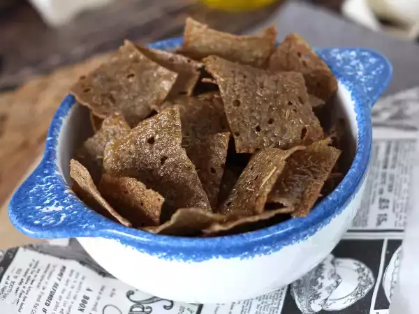 Recept Chips van boekweitpannenkoeken: ideaal voor bij de borrel!