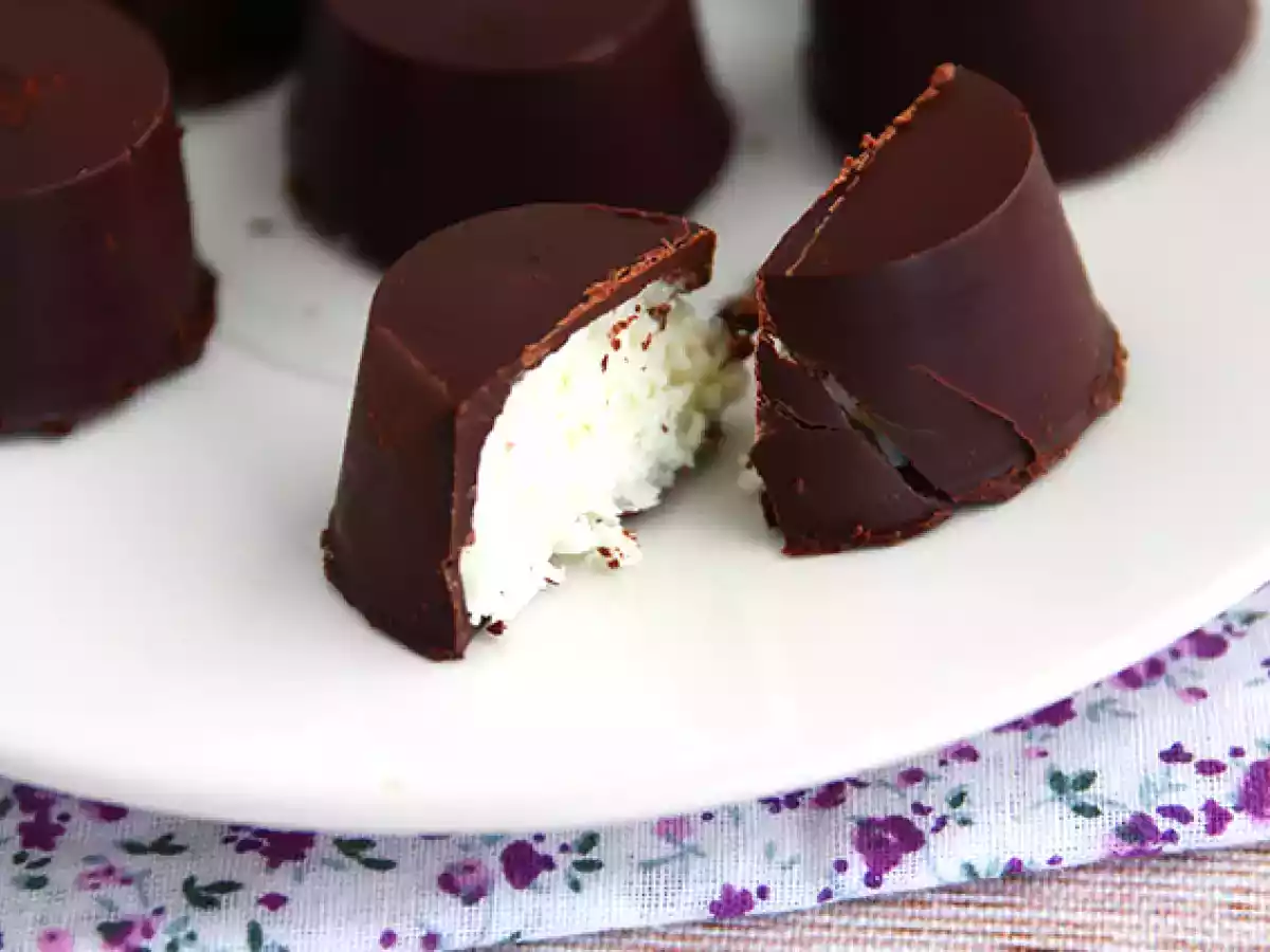 Chocolaatjes met kokosvulling in bounty-stijl - foto 4