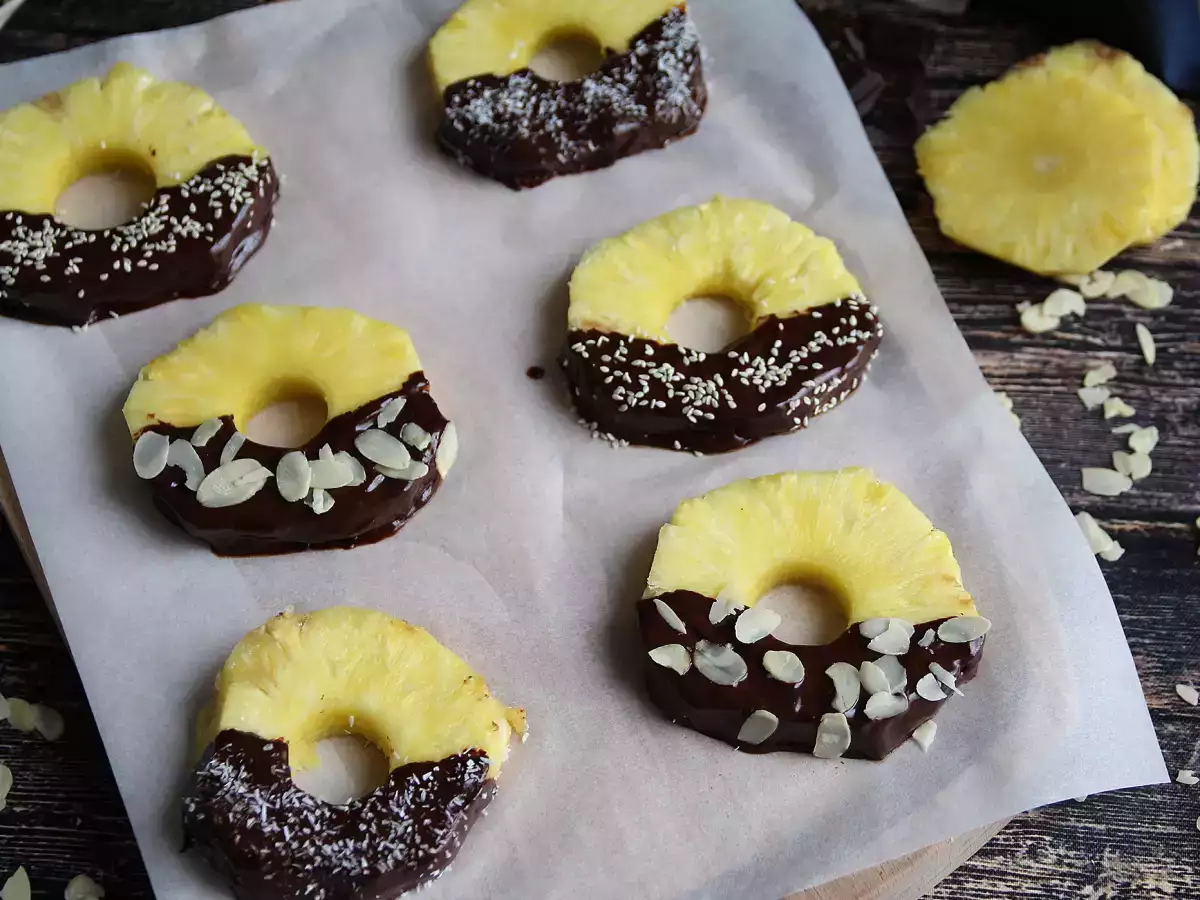 Chocolade-ananas: het perfecte dessert om samen met kinderen te maken - foto 5