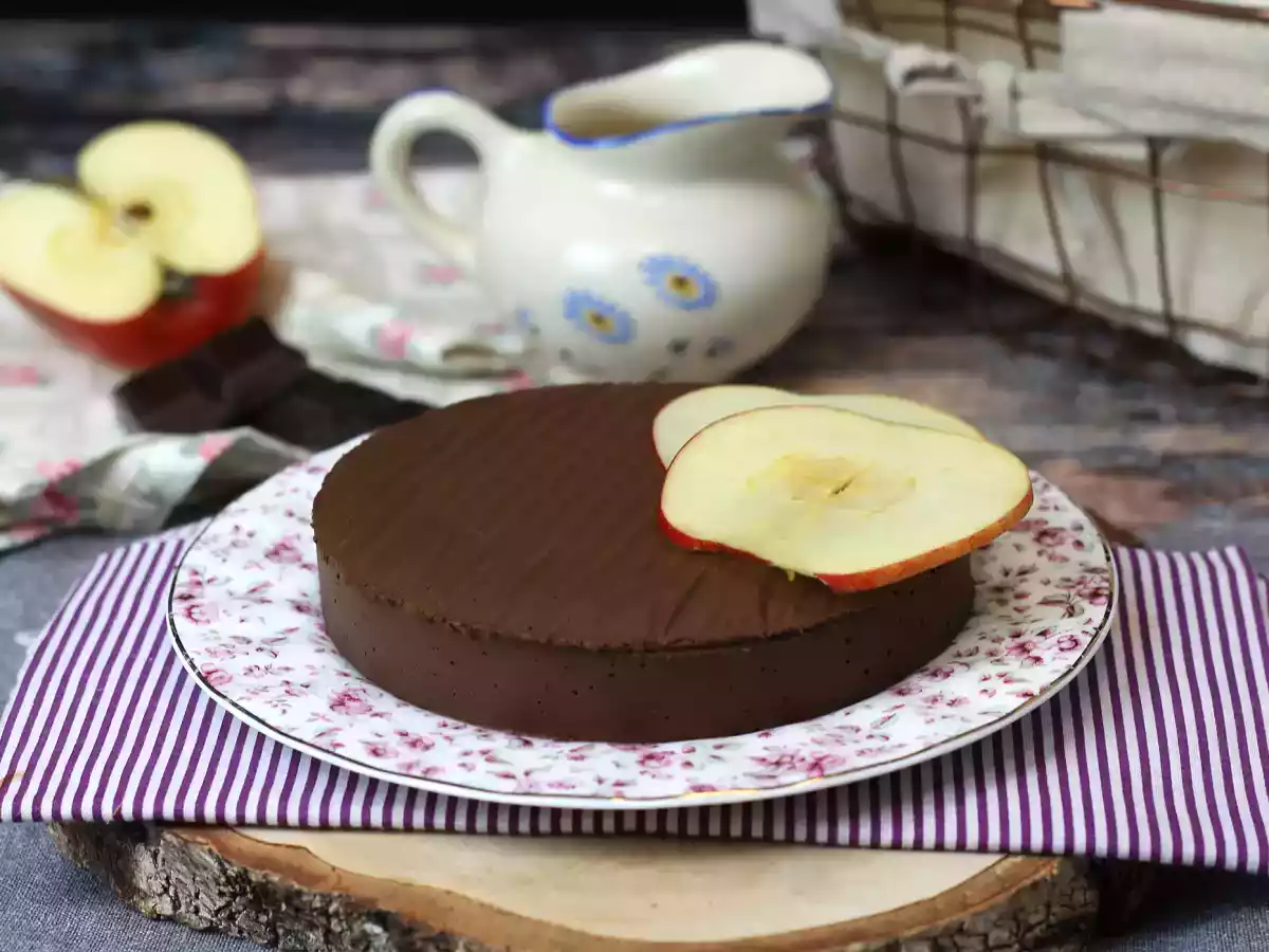 Chocolade appel fudge, een supermakkelijk dessert om te maken met maar 2 ingrediënten! - foto 2