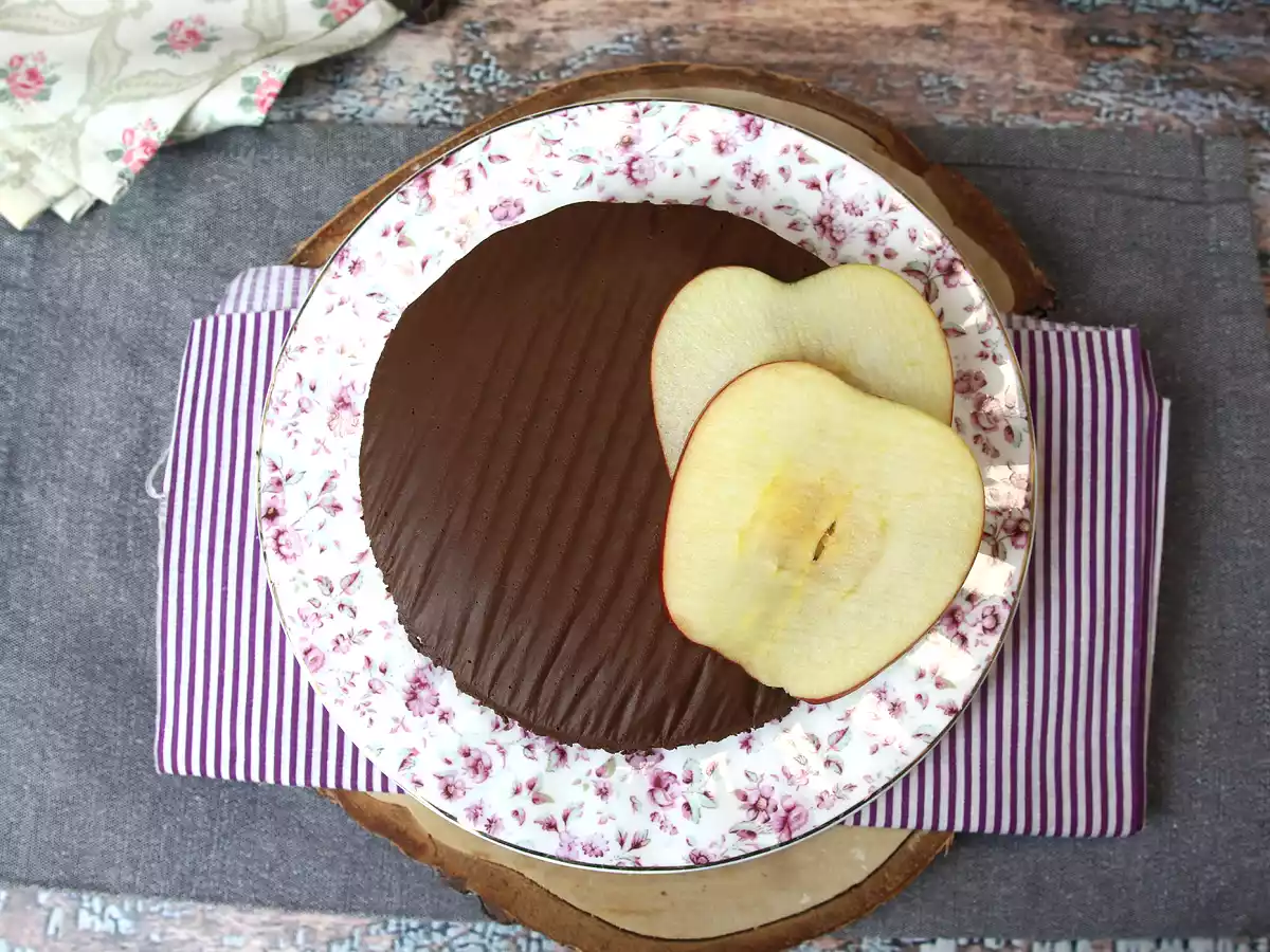 Chocolade appel fudge, een supermakkelijk dessert om te maken met maar 2 ingrediënten! - foto 5