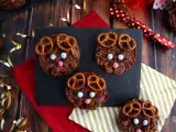 Chocolade-cornflakeskoekjes als kerst-rendieren, foto 3